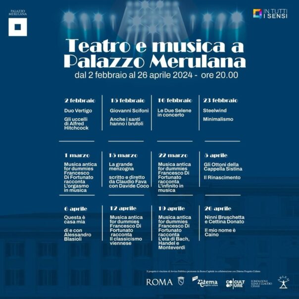 Programma Palazzo Merulana 2024