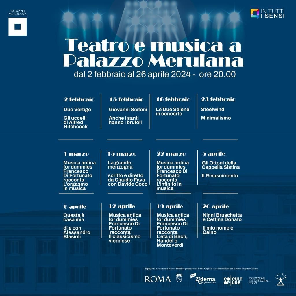 Programma Palazzo Merulana 2024